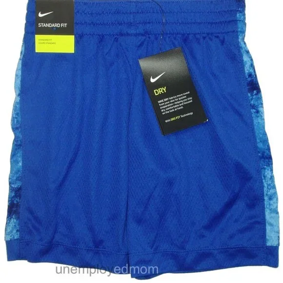 Nike Shorts Boys Athletic Swoosh Logo BTS Sports Dry Dri Fit Pockets - Picture 5 of 6